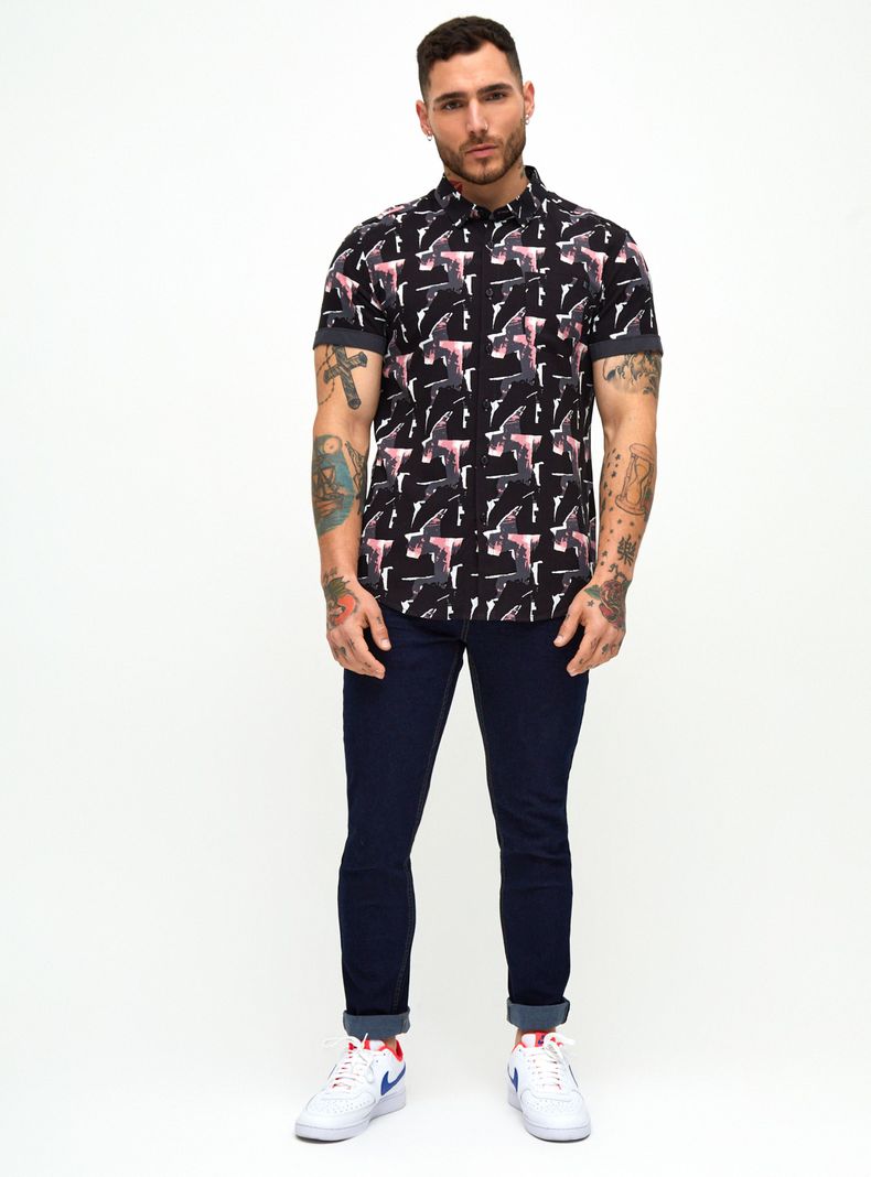 Jeans Super Skinny Azul Oscuro-3