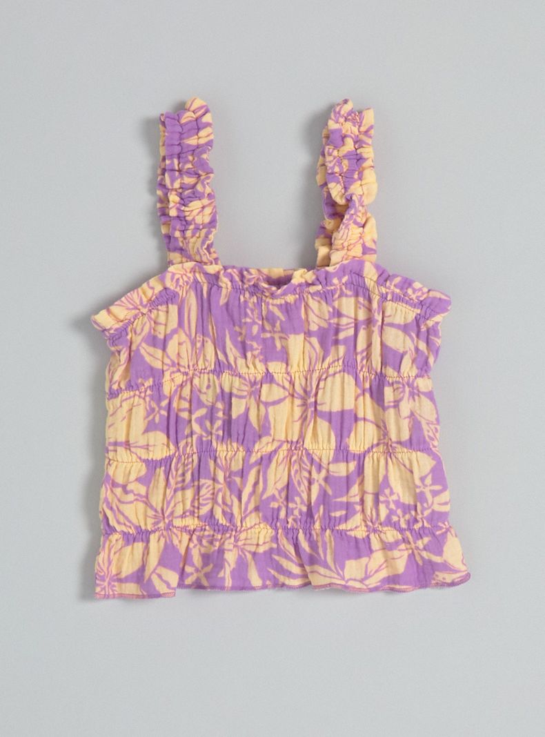 Blusa Bambula Estampada Elasticos-2