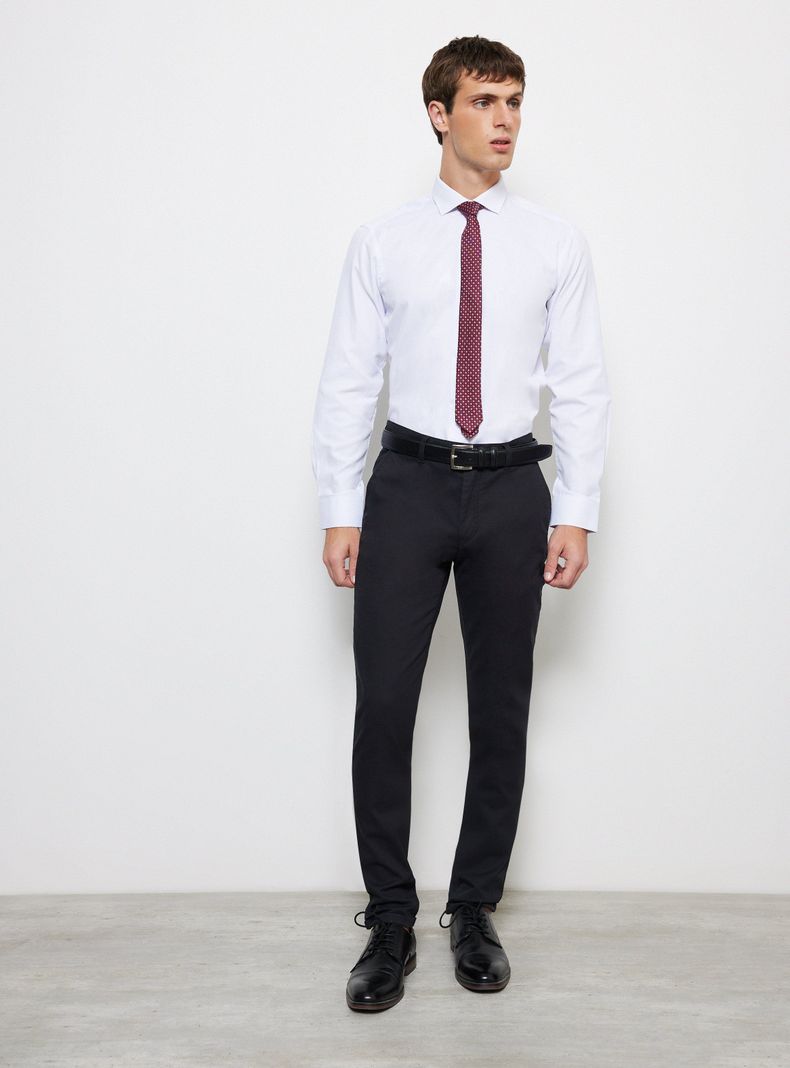 Camisa Vestir Texturada Slim Fit-4