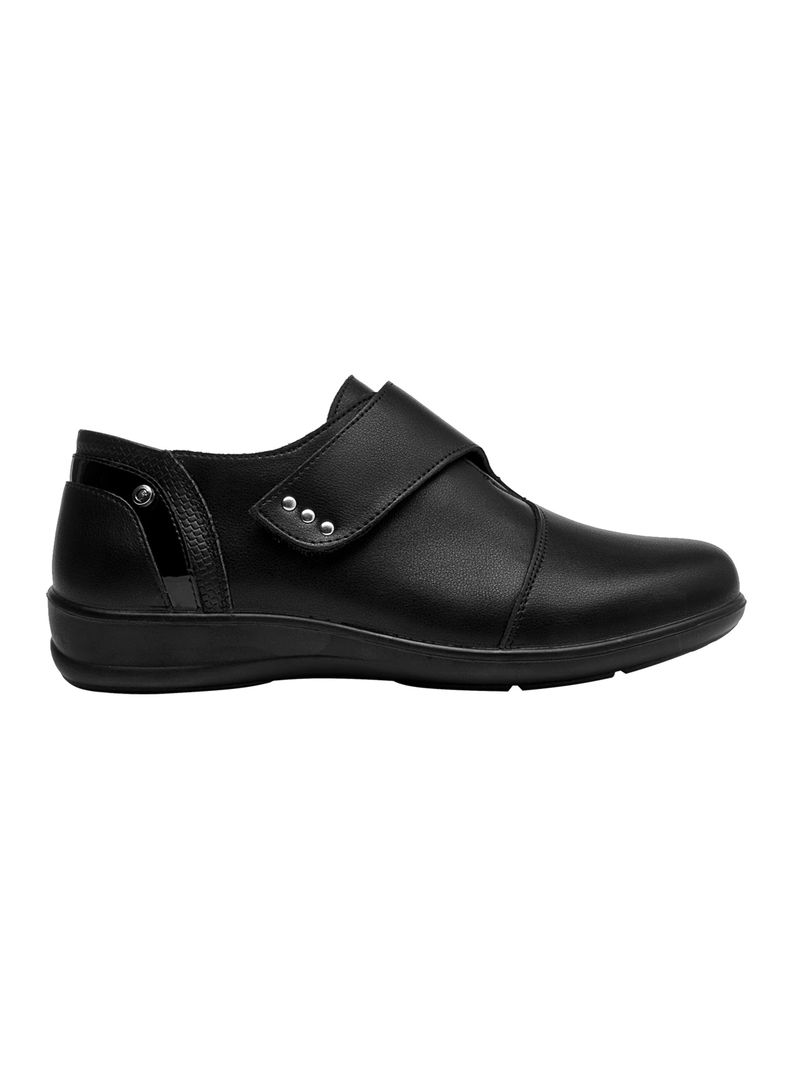 Zapato Casual Velcro Cl077 Cuero Mujer-0