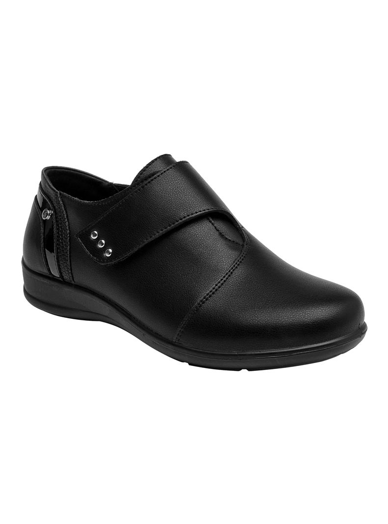 Zapato Casual Velcro Cl077 Cuero Mujer-1