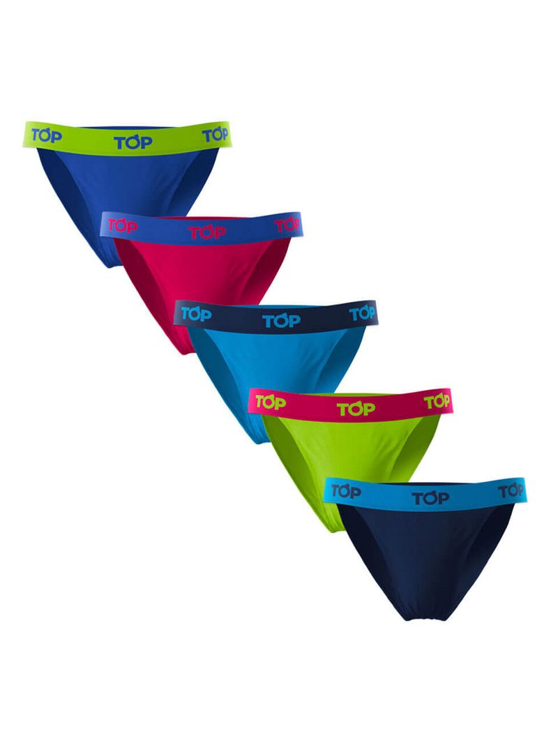Pack Top 5 Slip Color Top-0