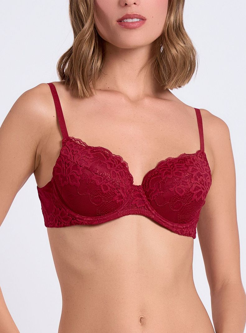 Sostén Encaje Push Up Copa A 6001029 34A-0