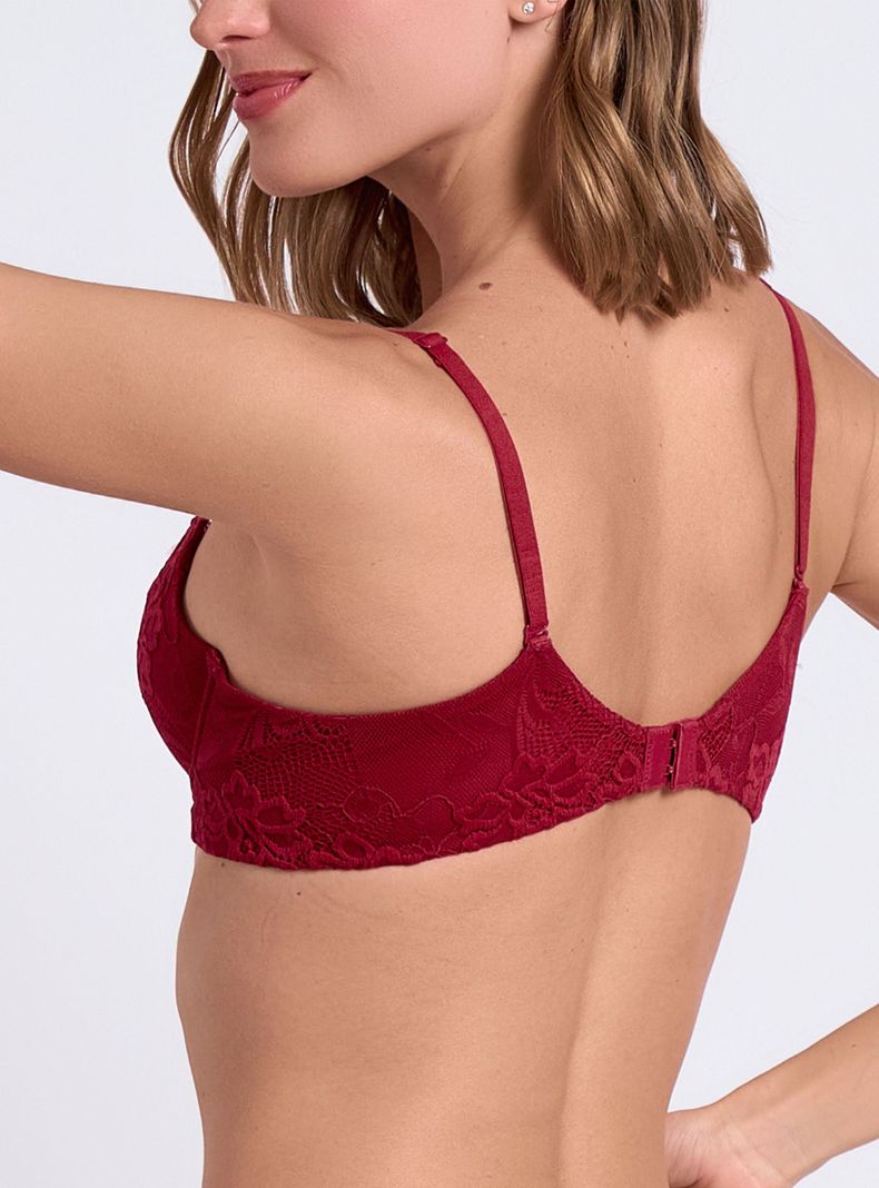 Sostén Encaje Push Up Copa A 6001029 34A-1