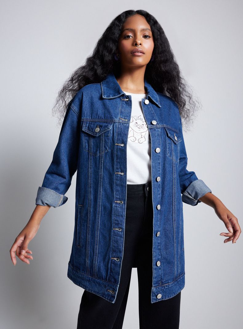Opposite - Chaqueta Oversized Denim | Ofertitas