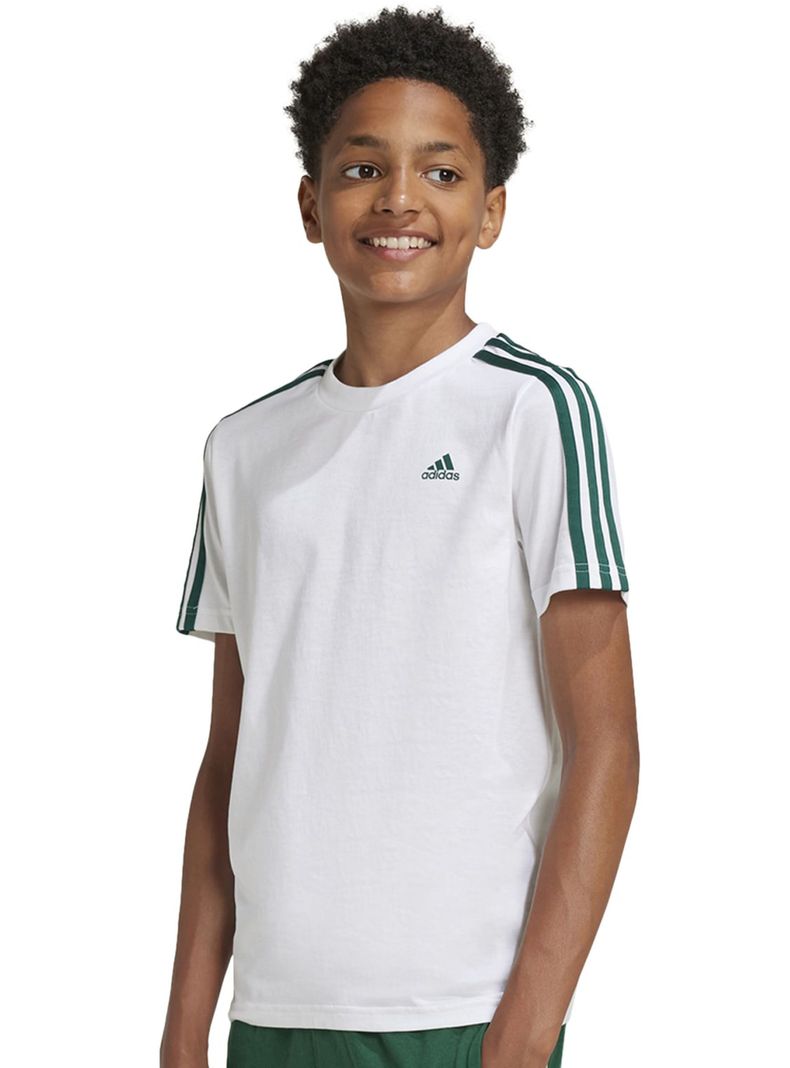 Polera Essentials Cotton 3 Bandas para Niñas y Niños-2