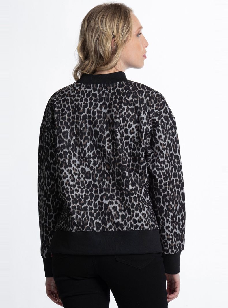 Polerón Asimétrico Animal Print-1