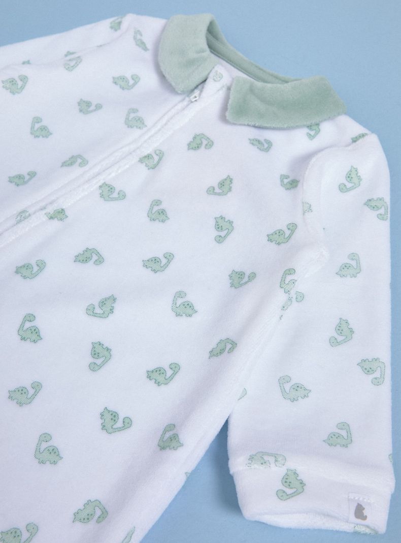 Osito de Velour Estampado con Cuello-2
