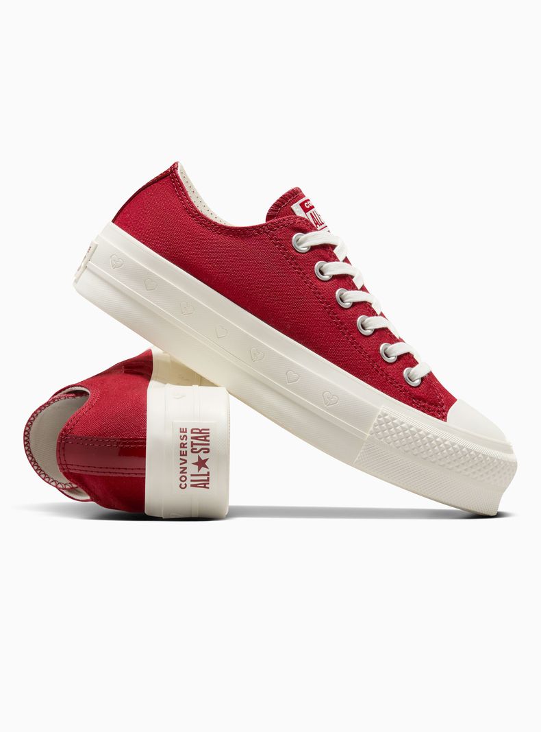 Zapatilla Urbana Red Chuck Taylor All Star Lift Mujer-3