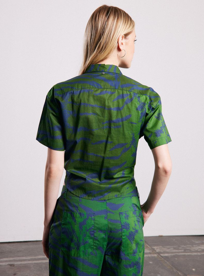 Blusa Full Print con Nudo-1