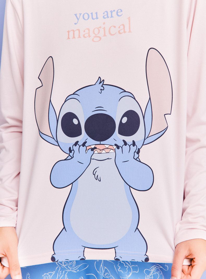 Pijama Largo Disney Stitch-2