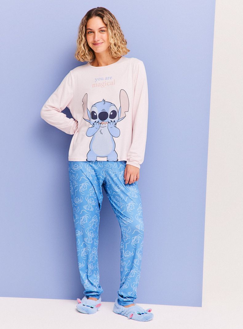 Pijama Largo Disney Stitch-4