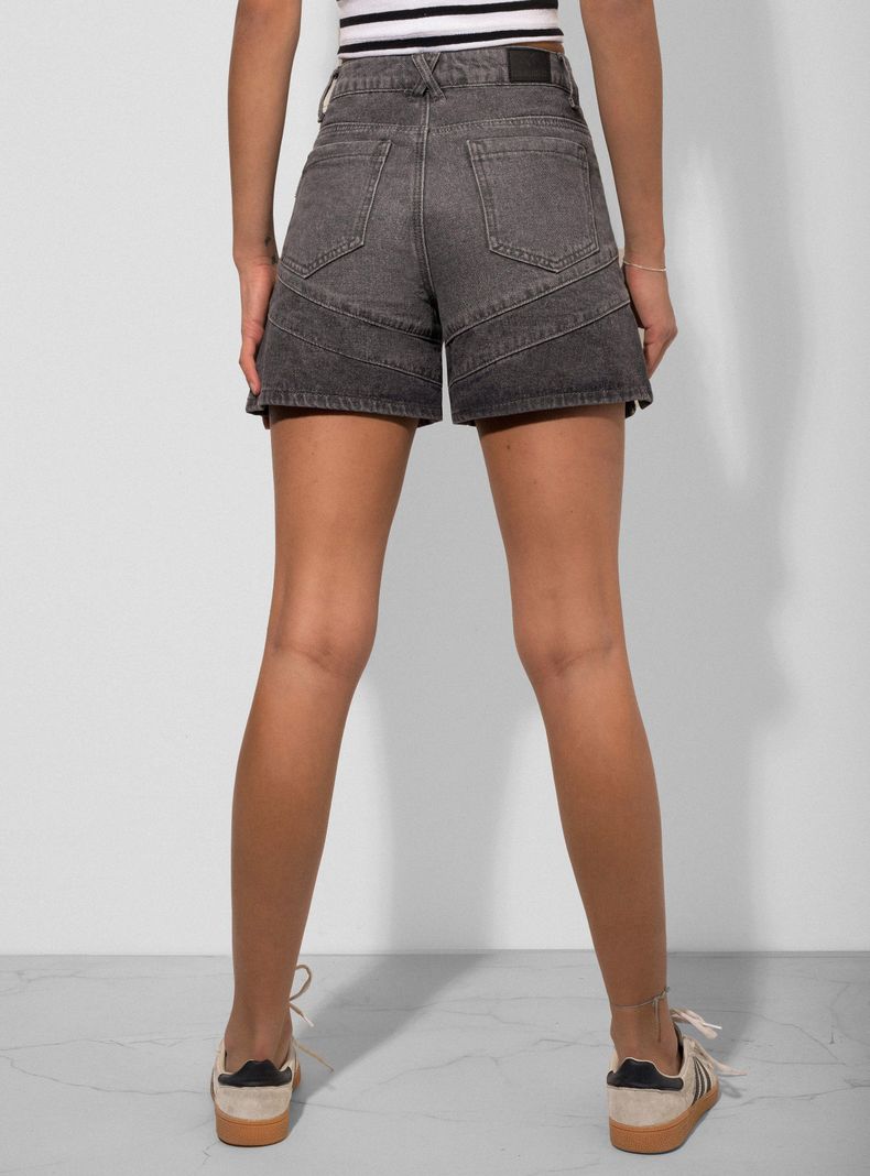 Short Cortes Degradé Gray-1