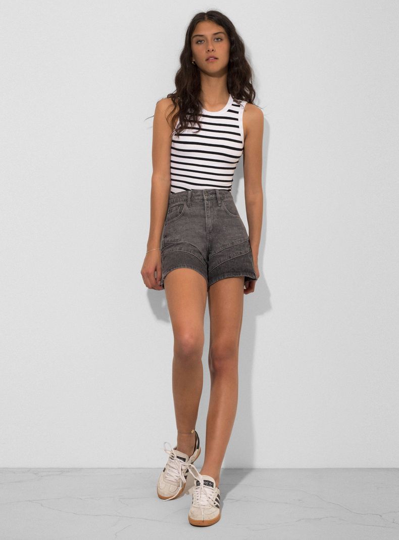 Short Cortes Degradé Gray-3