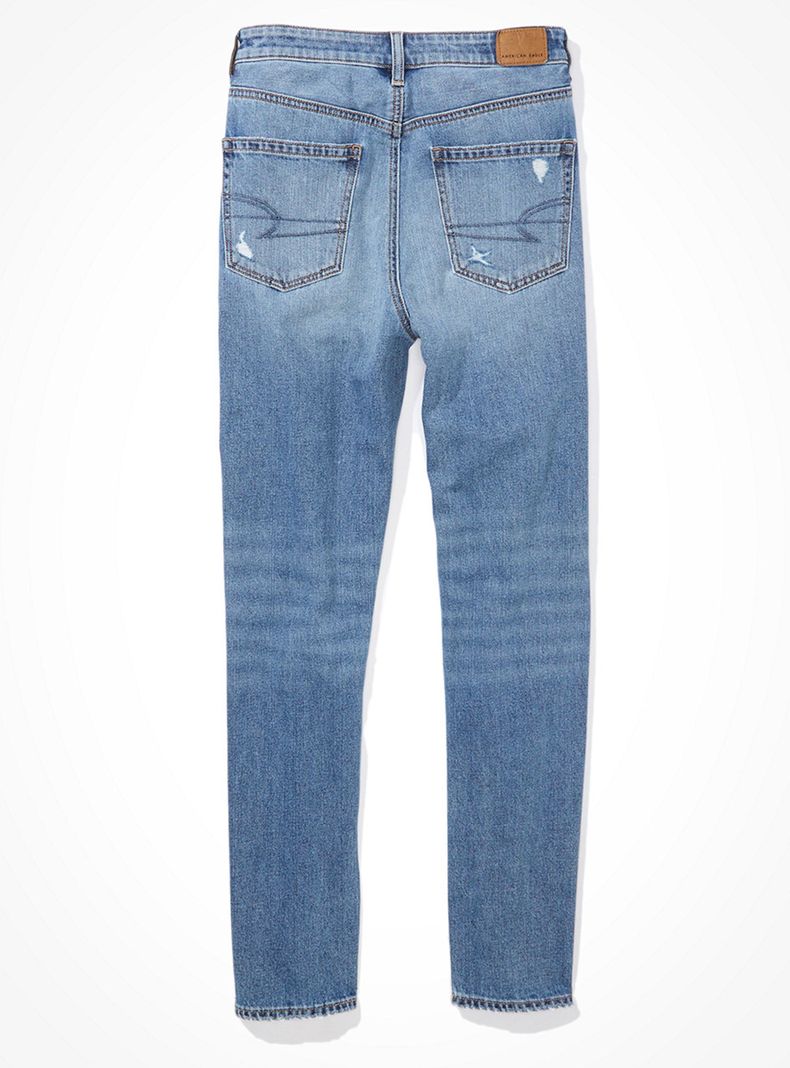 Jeans Mom American Jeans Ripped-3