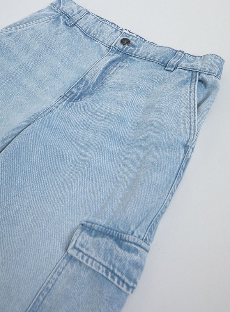 Jeans con Bolsillos Estilo Cargo-4