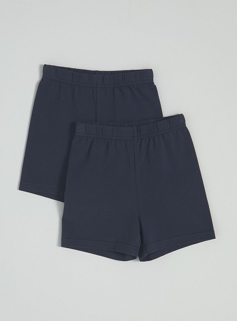 Calza Corta Bipack Azul Marino Tallas 12-14-16-0