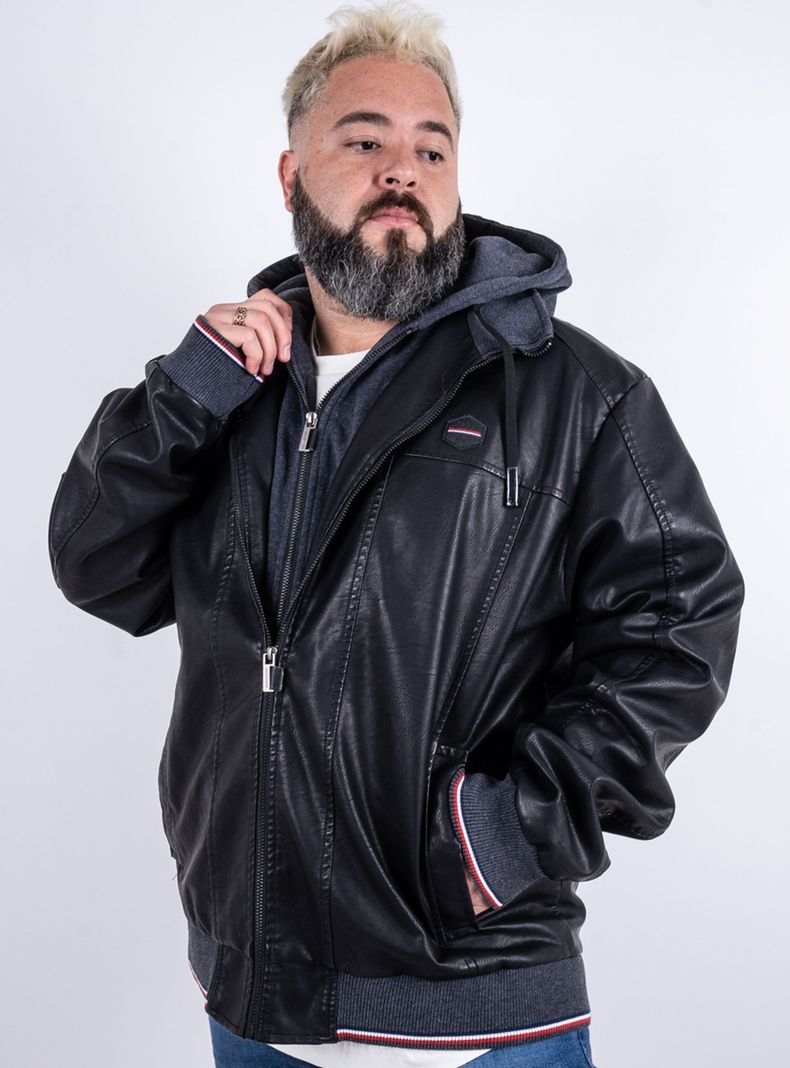 Chaqueta Pu Racer-0
