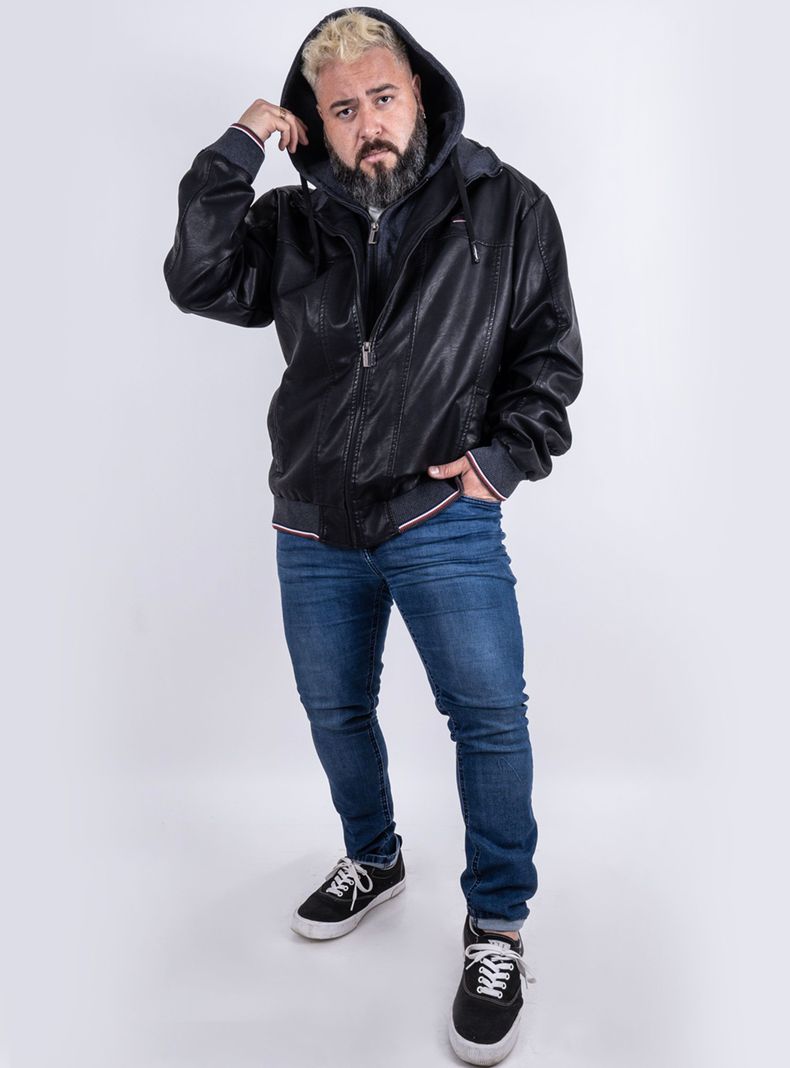 Chaqueta Pu Racer-4