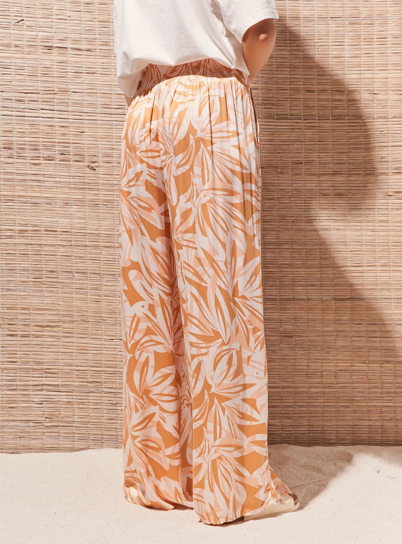 Pantalón Palazo Estampado Viscosa-1