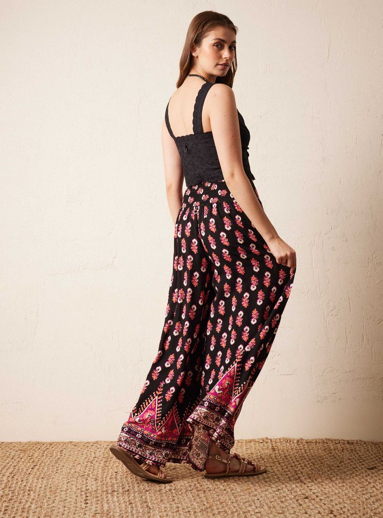 Pantalón Flare con Pretina Elasticada-5