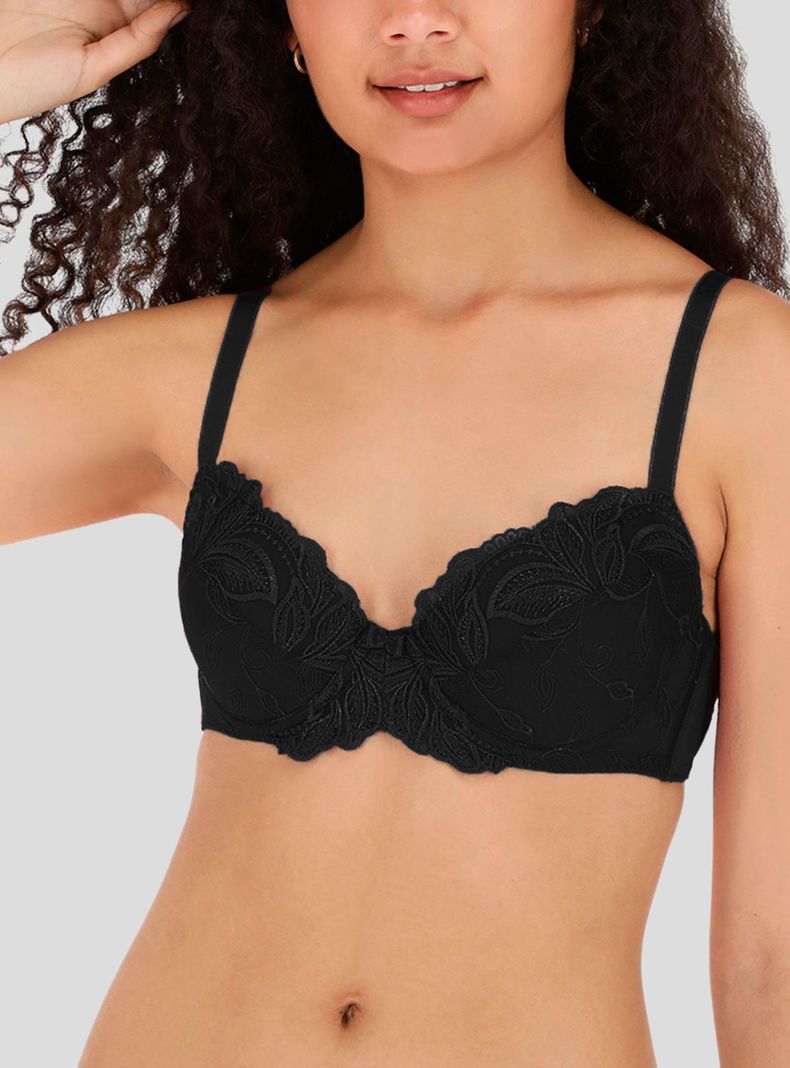Sosten Modelo Bordado Doble Push Up
