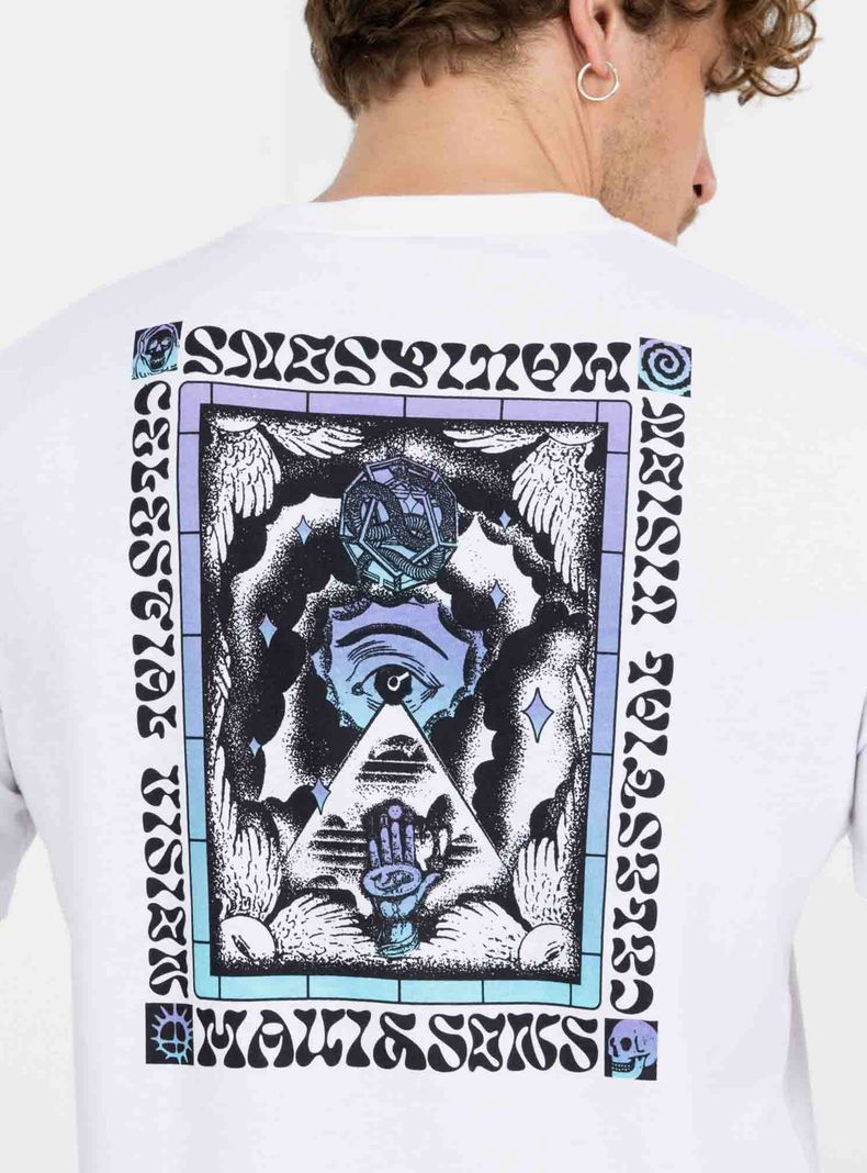 Polera Regular Fit Print Espalda Cuadro-2