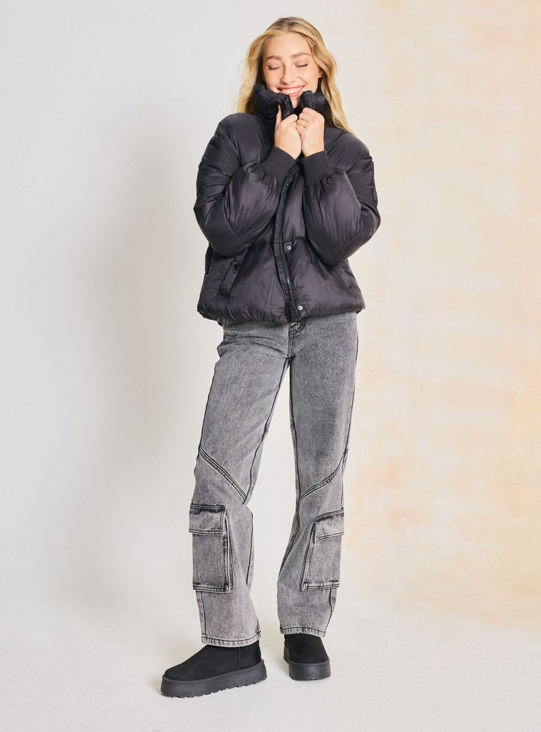 Parka Cuello Alto y Puño-4