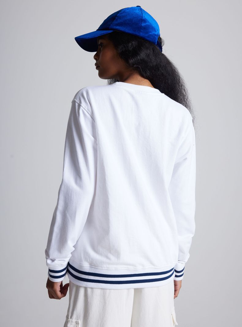 Polerón con Escudo Estilo Preppy Yale Manga Larga-1