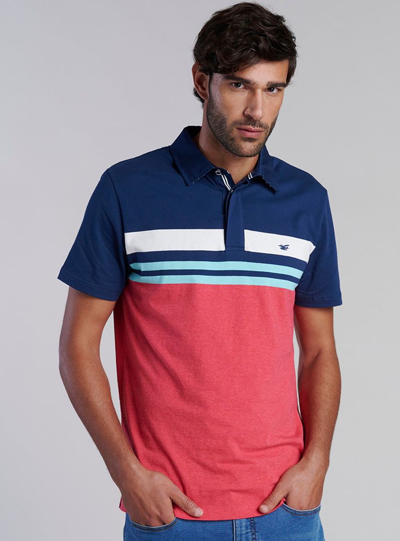 Polera Polo Rayas Chicago Regular