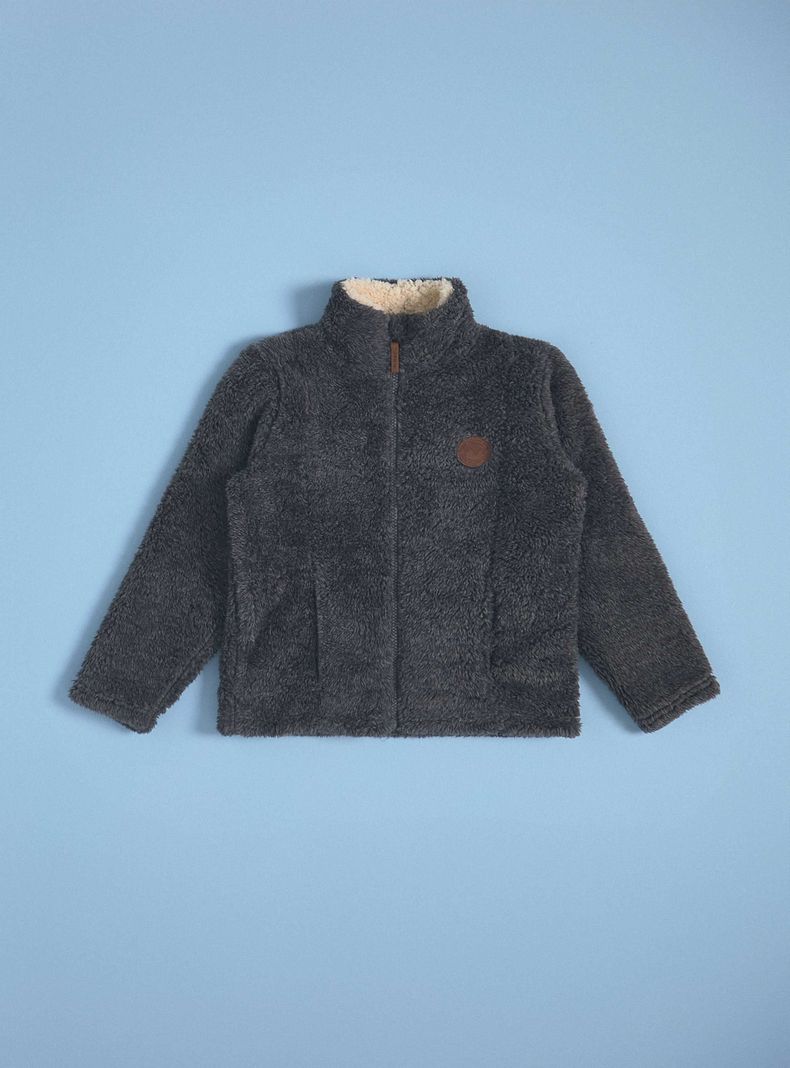 Polar Coral Fleece Melange Cierre-2