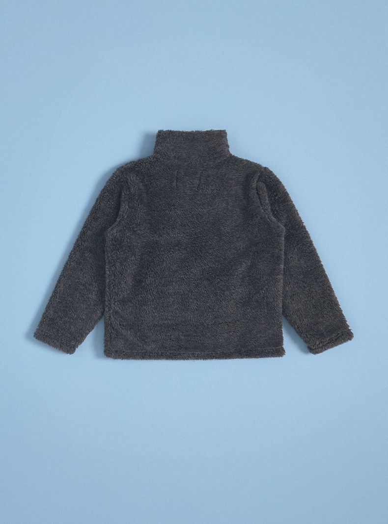 Polar Coral Fleece Melange Cierre-3