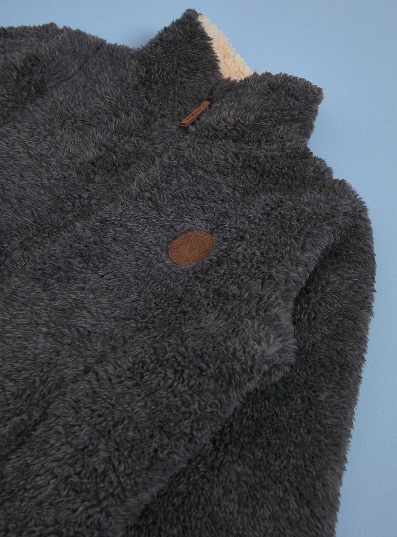 Polar Coral Fleece Melange Cierre-4