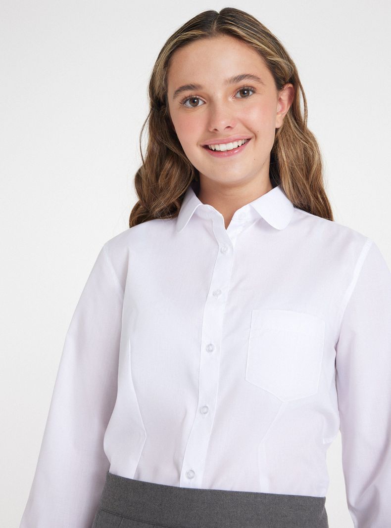 Bipack Blusa Blanca Entallada Talla 38-40-42-2