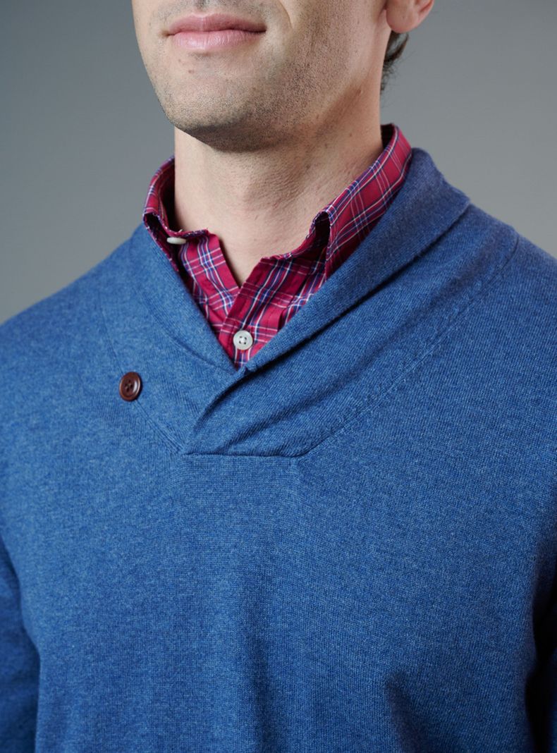 Sweater cuello gris Saville Row-2