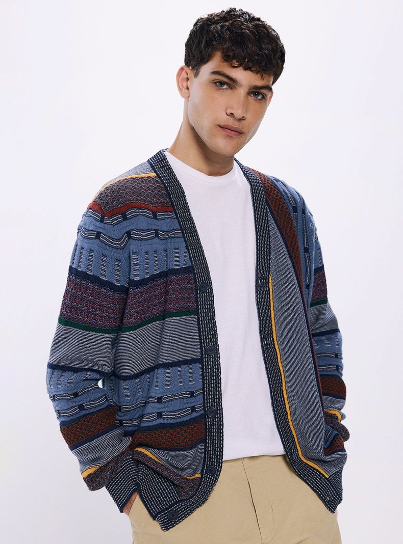 Cárdigan Print Jacquard-2