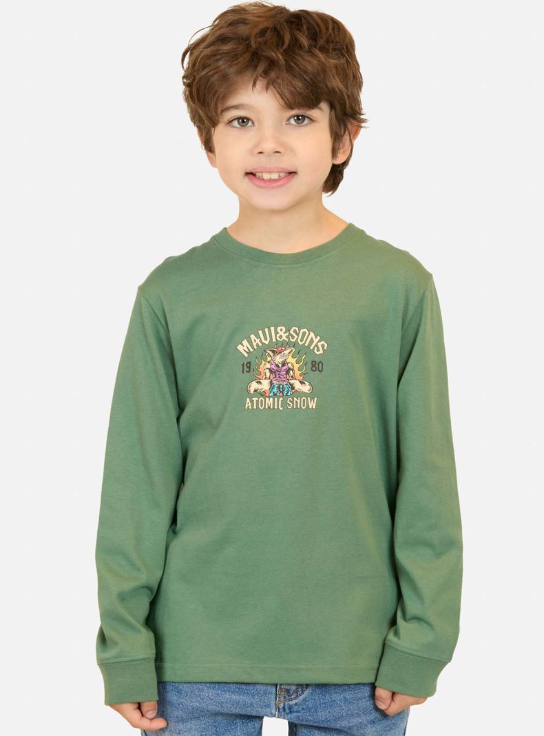 Polera Shark Smile Manga Larga-0