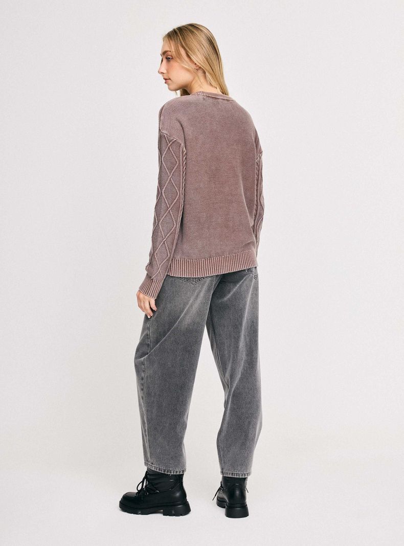 Sweater Trenzas Lavado-5