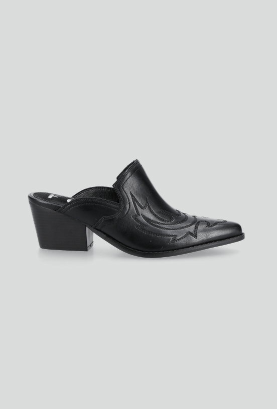 Babucha Western Taco Cono Mujer-4