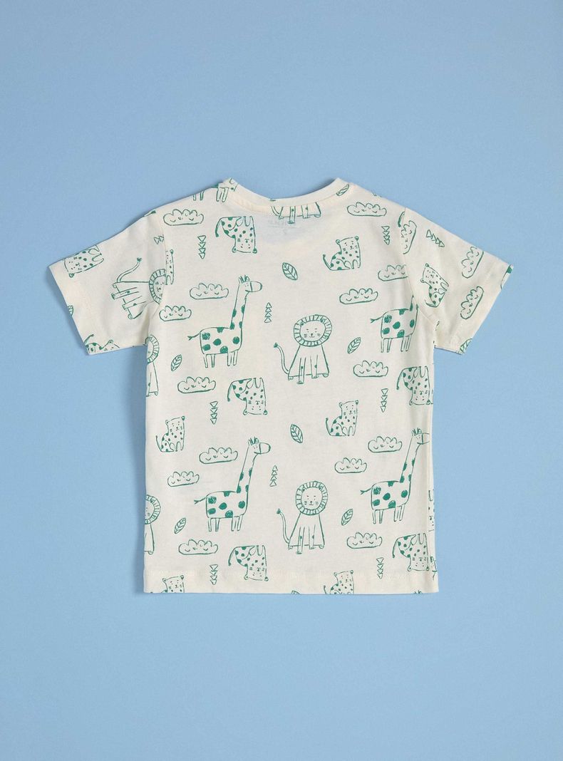 Polera Estampada con Bolsillo-1