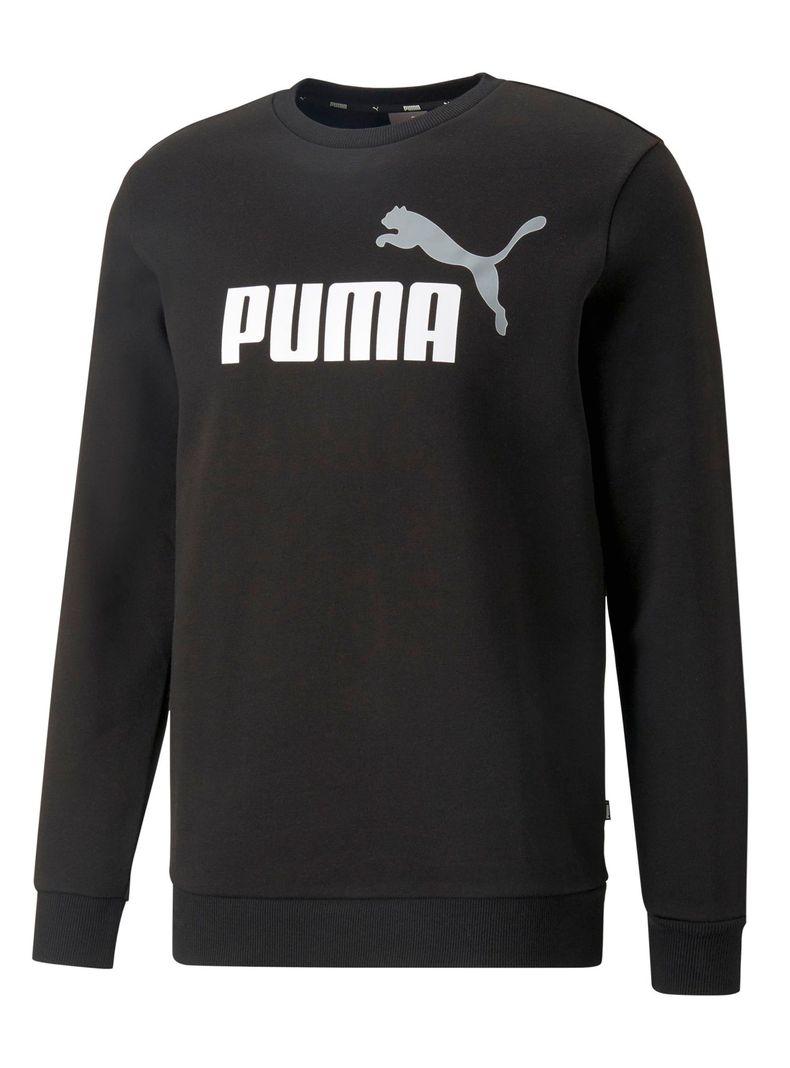Polerón Man ESS+2 Col Big Logo Crew Fl-3