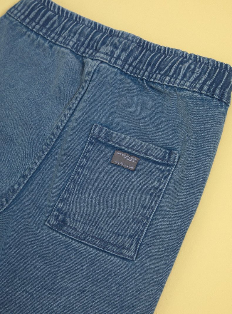 Jeans Denim Cargo Acid Wash-4