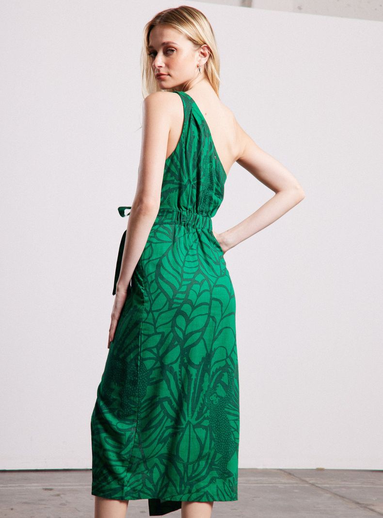 Vestido Una Manga Full Print-1