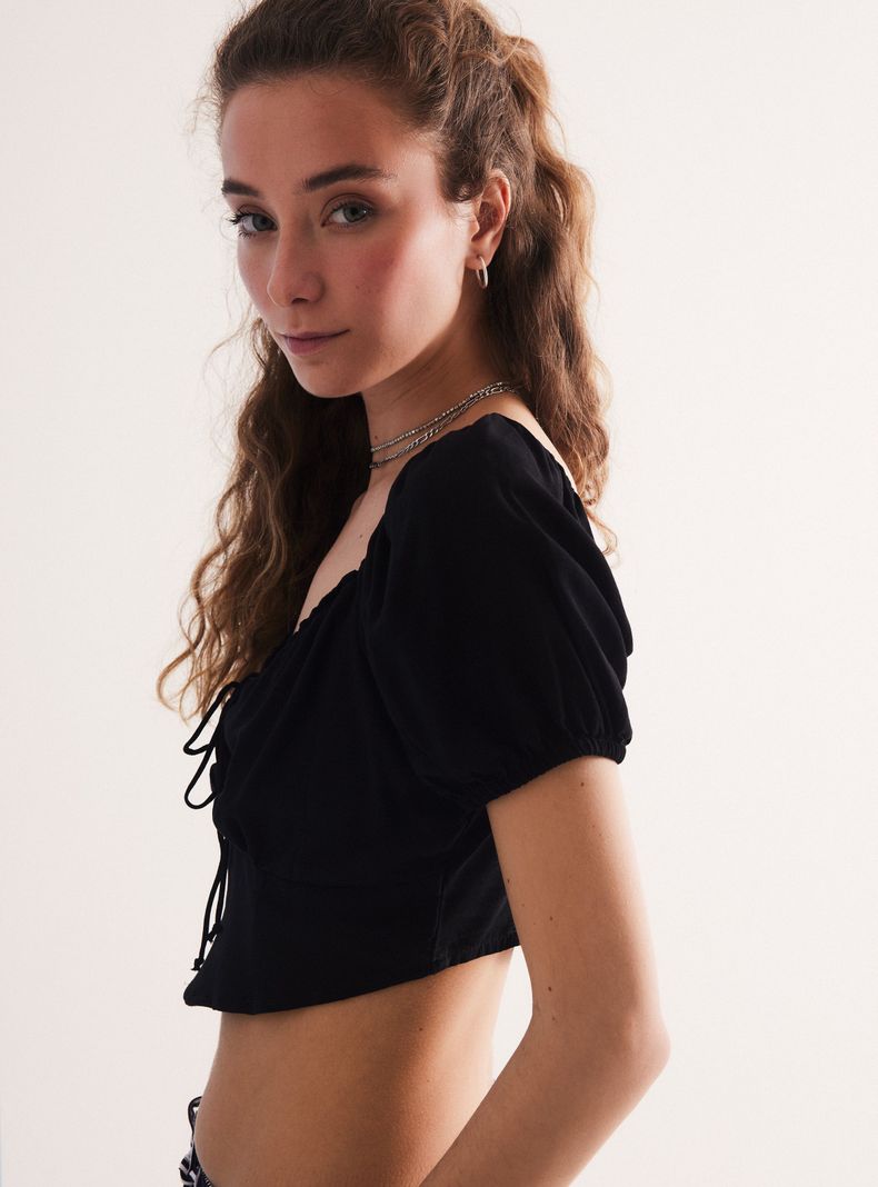 Blusa Tipo Corset Panal-3