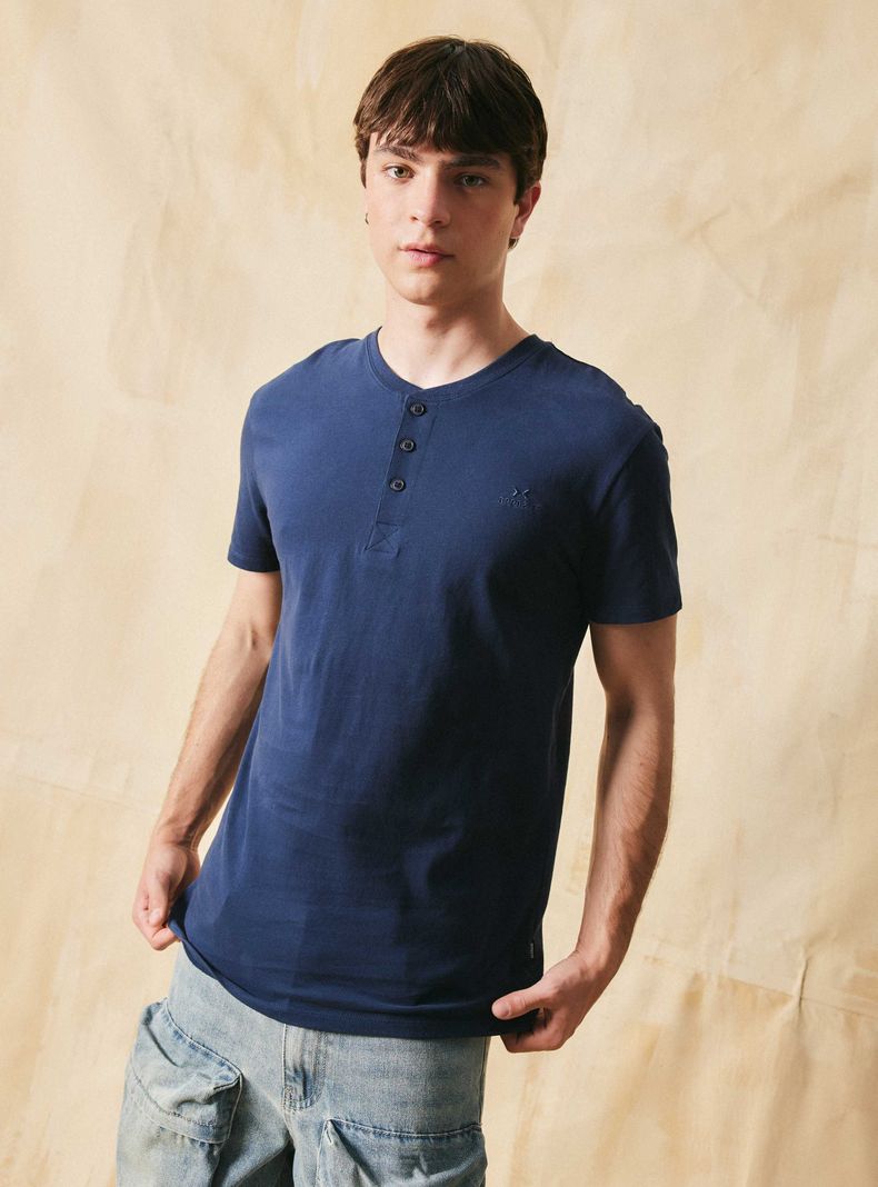 Polera Color Sólido Manga Corta-0