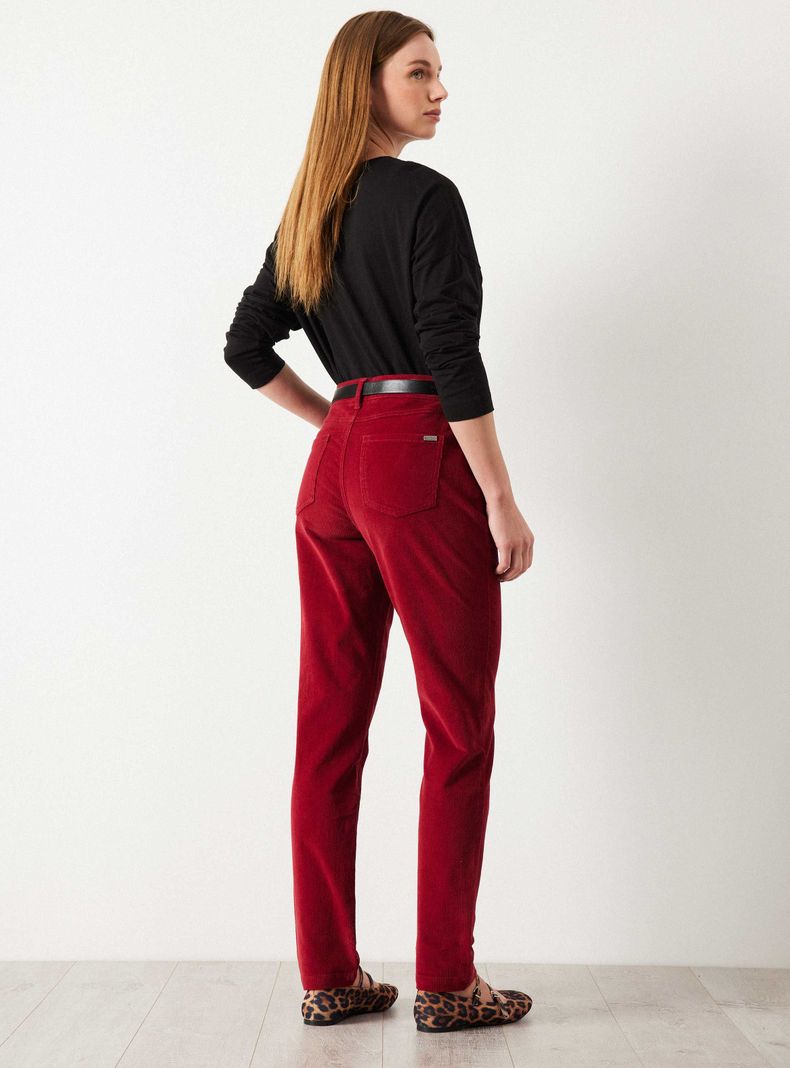 Pantalón Cotelé Slim Fit con Cierre-5