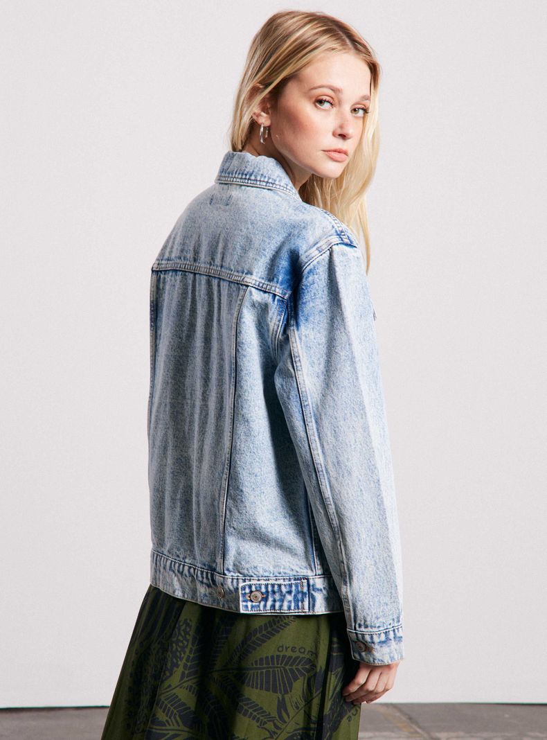 Chaqueta Denim Lavada-1