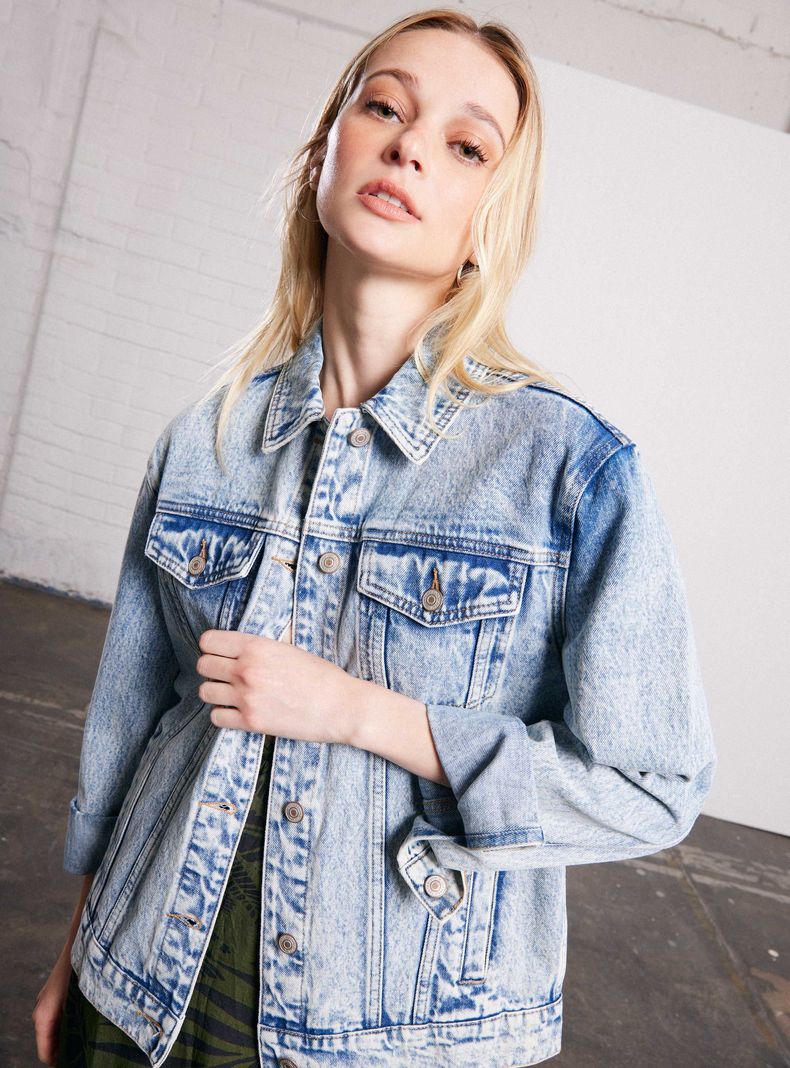 Chaqueta Denim Lavada-2