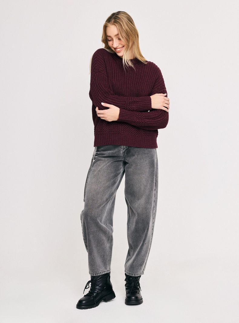 Sweater Cuello Redondo Calado-4
