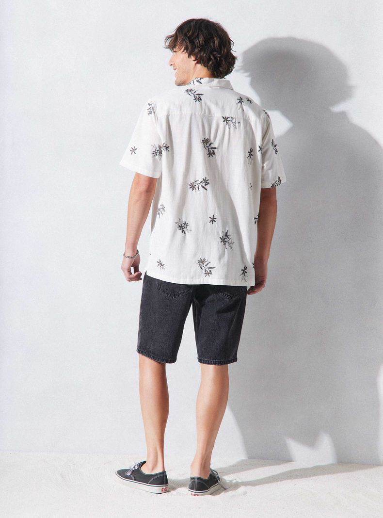Camisa de Vestir Bordada-5